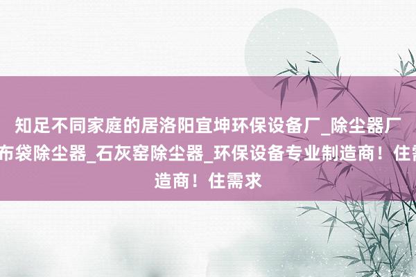 知足不同家庭的居洛阳宜坤环保设备厂_除尘器厂家_布袋除尘器_石灰窑除尘器_环保设备专业制造商!住需求